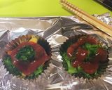 ☆お弁当に☆冷凍野菜でカップピザ♪作り方4写真