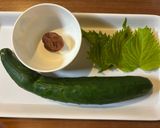【和心】夏バテ防止☆きゅうりの梅大葉あえ作り方1写真