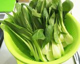 青梗菜たっぷりまるごとレンジ蒸し作り方2写真