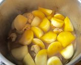 鶏胸肉と蕪の煮物　〜材料二つだけ作り方3写真