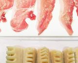 たけのこと大葉の肉巻き作り方1写真