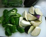 夏野菜☆なすとピーマンのこってり炒め煮☆作り方1写真