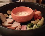 ホットプレートで簡単にチーズフォンデュ♪作り方6写真