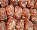 安いこま切れ牛肉で簡単ビフカツ♪作り方3写真