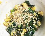 ほうれん草としらすの胡麻和え作り方4写真