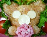 もふもふダッフィー弁当♪作り方6写真