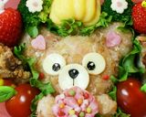 もふもふダッフィー弁当♪作り方9写真