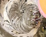 低糖質！黒胡麻黄な粉のダブルチーズケーキ作り方15写真