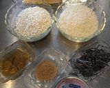 ツナ缶・塩昆布入り旬のタケノコご飯作り方1写真