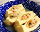 ヘルシー海鮮風　高野豆腐の肉詰め作り方8写真