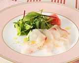 柚子のジュレでカルパッチョ作り方1写真