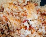 焼き鳥缶詰めでパエリア風ケチャップご飯作り方10写真
