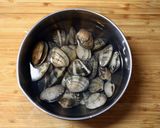 天然だしパックで作る あさりの和風パスタ作り方2写真