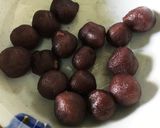 落雁（あんこ入り）作り方1写真