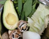 春野菜と生ハムのクリームパスタ♡作り方1写真