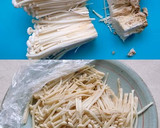 エノキとわかめのゴマドレサラダ作り方1写真