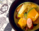 簡単♡ほっこり♡かぼちゃのミルク煮作り方9写真