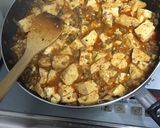 リメイク⭐︎餃子の余りで旨辛麻婆豆腐作り方9写真