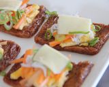味付き油揚げでカリカリ和風ピッツァ作り方6写真