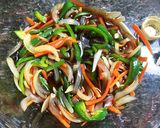 子供向け！野菜たっぷり小アジの南蛮漬け作り方4写真