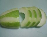 家庭の味♪厚揚げと青うり(白うり)の汁物作り方1写真