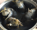 筍甘皮のかき揚げ（うす焼き煎餅で作る）作り方1写真