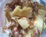 筍甘皮のかき揚げ（うす焼き煎餅で作る）作り方4写真