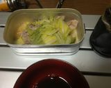 小メスティンで白菜と豚肉の重ね蒸し作り方4写真