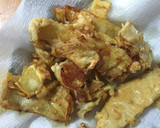 筍甘皮のかき揚げ（うす焼き煎餅で作る）作り方7写真