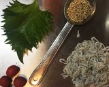 簡単 さっぱり梅と大葉のシラス混ぜご飯作り方1写真