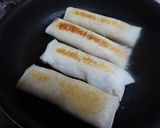焼くだけヘルシー✿鶏ささみ＆油揚げの春巻作り方16写真