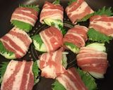 新たまねぎと紫蘇の肉巻き作り方3写真