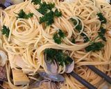 たけのこ&あさり&キャベツ&イカのパスタ作り方6写真