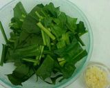 簡単★ほうれん草とひき肉のパスタ作り方1写真
