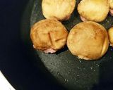 焦がし醤油で！チーズinしいたけの肉詰め作り方4写真