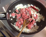 冷凍インゲンと挽き肉の甘辛炒め作り方3写真
