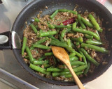 冷凍インゲンと挽き肉の甘辛炒め作り方4写真