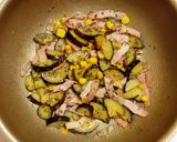 なすのバジル炒め*チーズ焼き作り方4写真