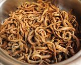 粉末いりこでぜんまい厚揚げエリンギの煮物作り方5写真