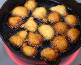 簡単★HMでココナッツ風味バナナドーナツ作り方5写真