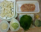 簡単♡サッパリ豆腐つくねの大葉焼き♪作り方1写真