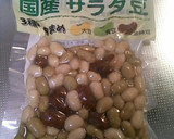 豆といんげんの簡単胡麻和え作り方1写真