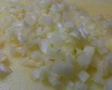 納豆玉ねぎご飯のおやき　カラシポン酢で作り方1写真