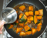 かぼちゃとひき肉と新玉ねぎのカレー粉煮作り方5写真