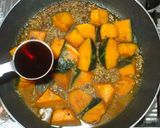 かぼちゃとひき肉と新玉ねぎのカレー粉煮作り方7写真