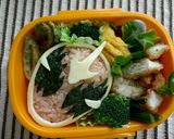 キャラ弁☆仮面ライダーゴースト☆ブースト作り方4写真