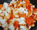 鶏胸肉と長芋のケッチャップマスタード炒め作り方5写真