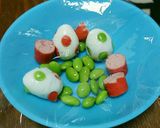キャラ弁☆スーパーマリオ♪ヨッシーの玉子作り方5写真