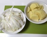 新玉ねぎ・じゃがいもの簡単グラタン作り方1写真