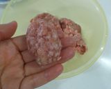 筍と椎茸*中華風 煮込みハンバーグ作り方1写真